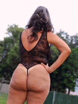 7 communities all black bbw ass bending over in m - Hotwife’s Outdoor Tease: Ass in Lace A hotwife in a black lace bodysuit poses outdoors, her ass fully exposed, accentuated by the fabric. She stands confidently, one hand on her hip, leg forward... - Amateur