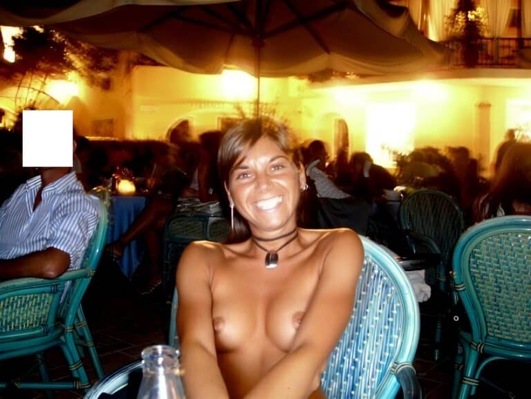 Nighttime Nudity: A Mature Woman’s Bold Display