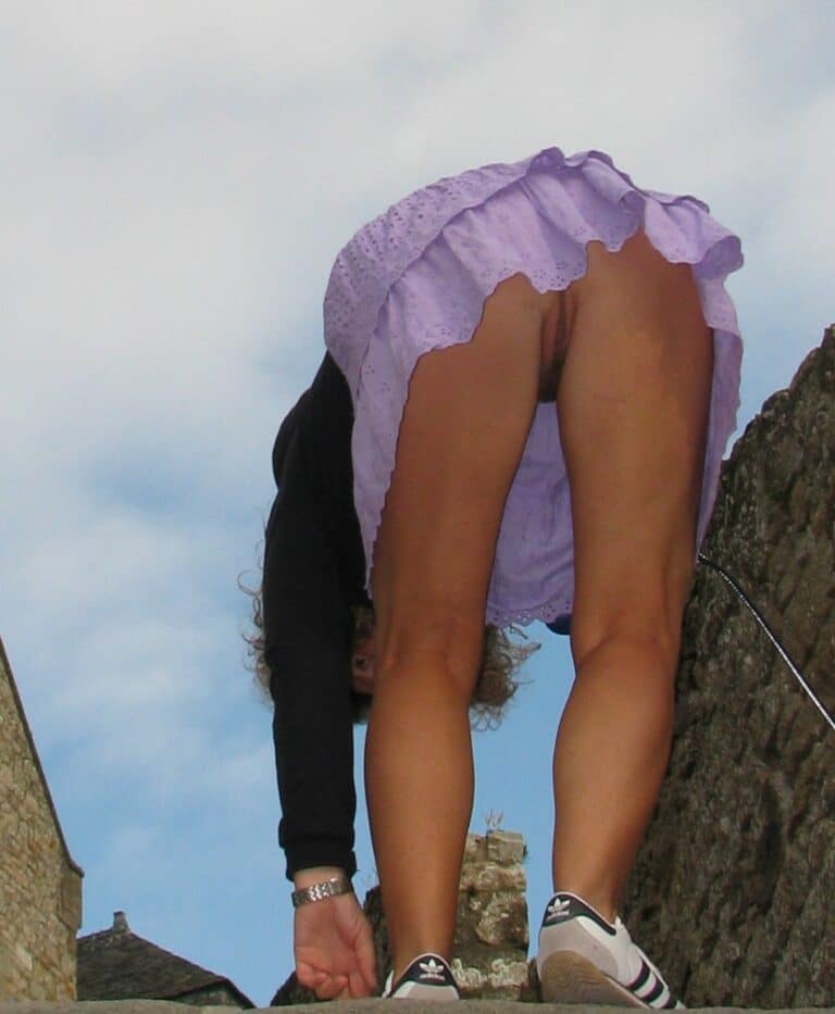 What’s the Deal with Malene’s Upskirt on Saint Michel’s Stairs?