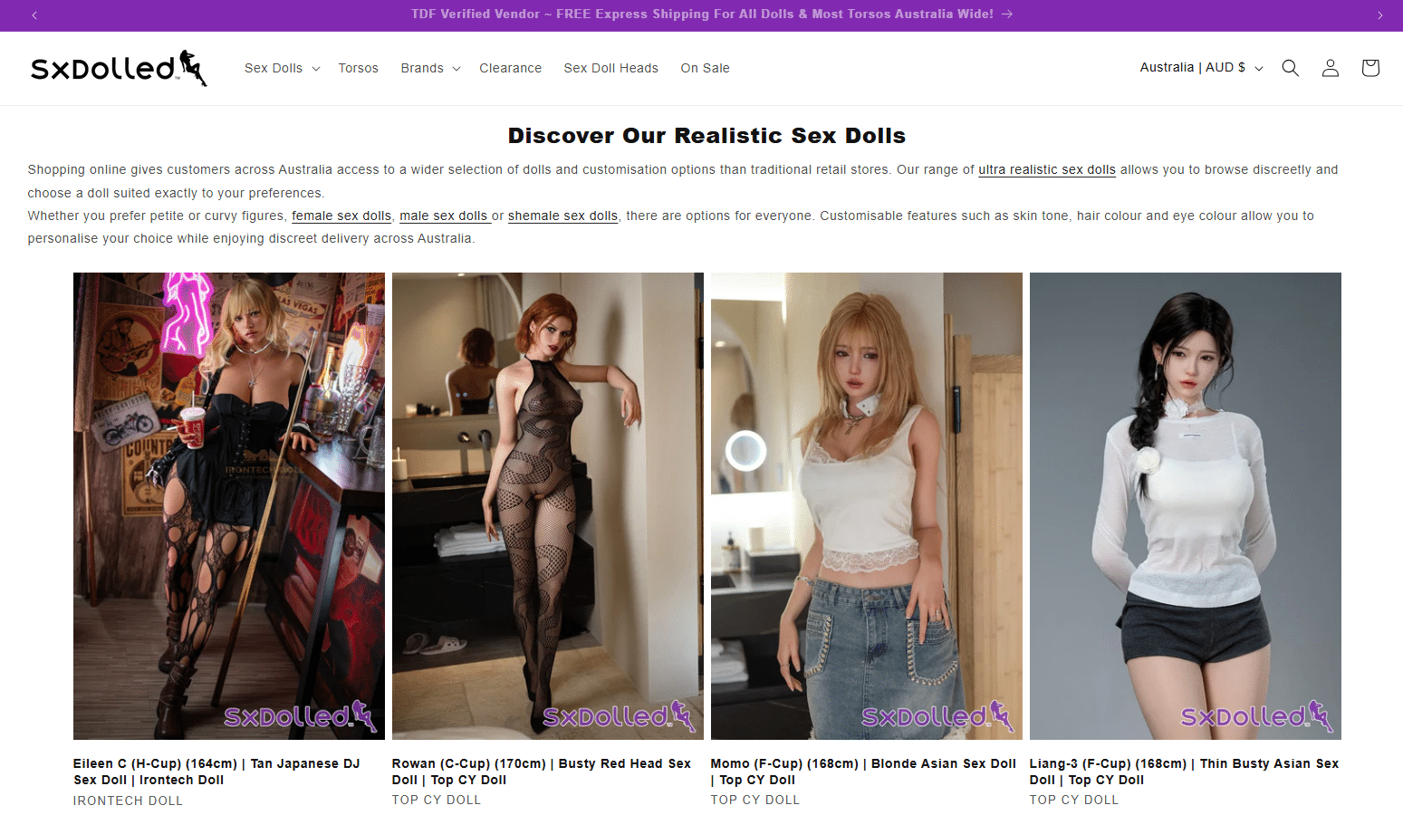 amie suther sex - What to Consider Before Purchasing a Sex Doll in Australia In recent years, the market for sex dolls Australia has expanded significantly, with various designs and functionalities available to cater to a wide range of preferences. As societal perceptions continue... - Porn Blog