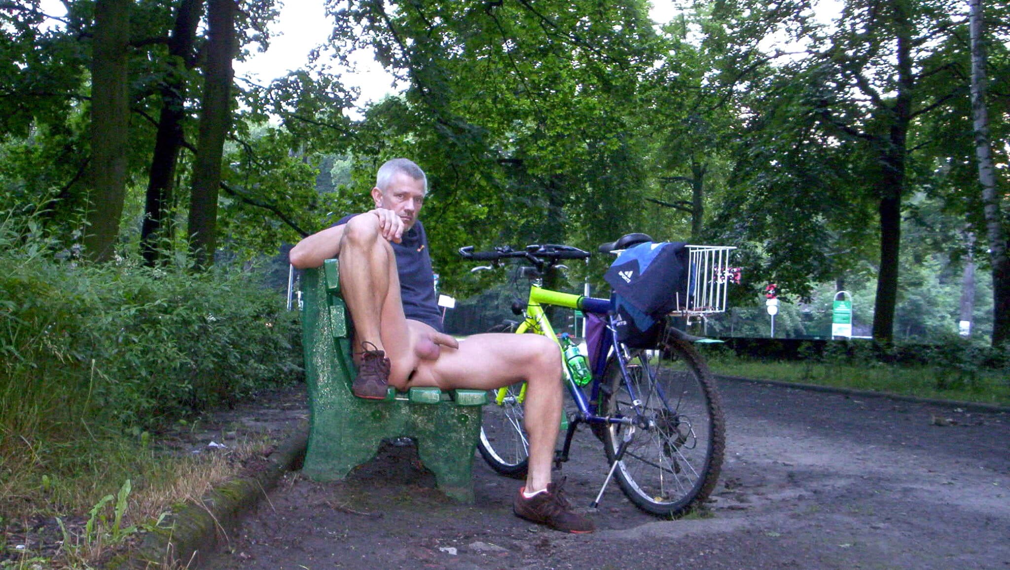 posing nude in public - Midday Public Nudity: Zbigniew Kucharski’s Bold Display Zbigniew Kucharski's public nudity in an amateur setting, showcasing his boldness and defiance of societal norms, creates a provocative and thrilling scene. - Amateur